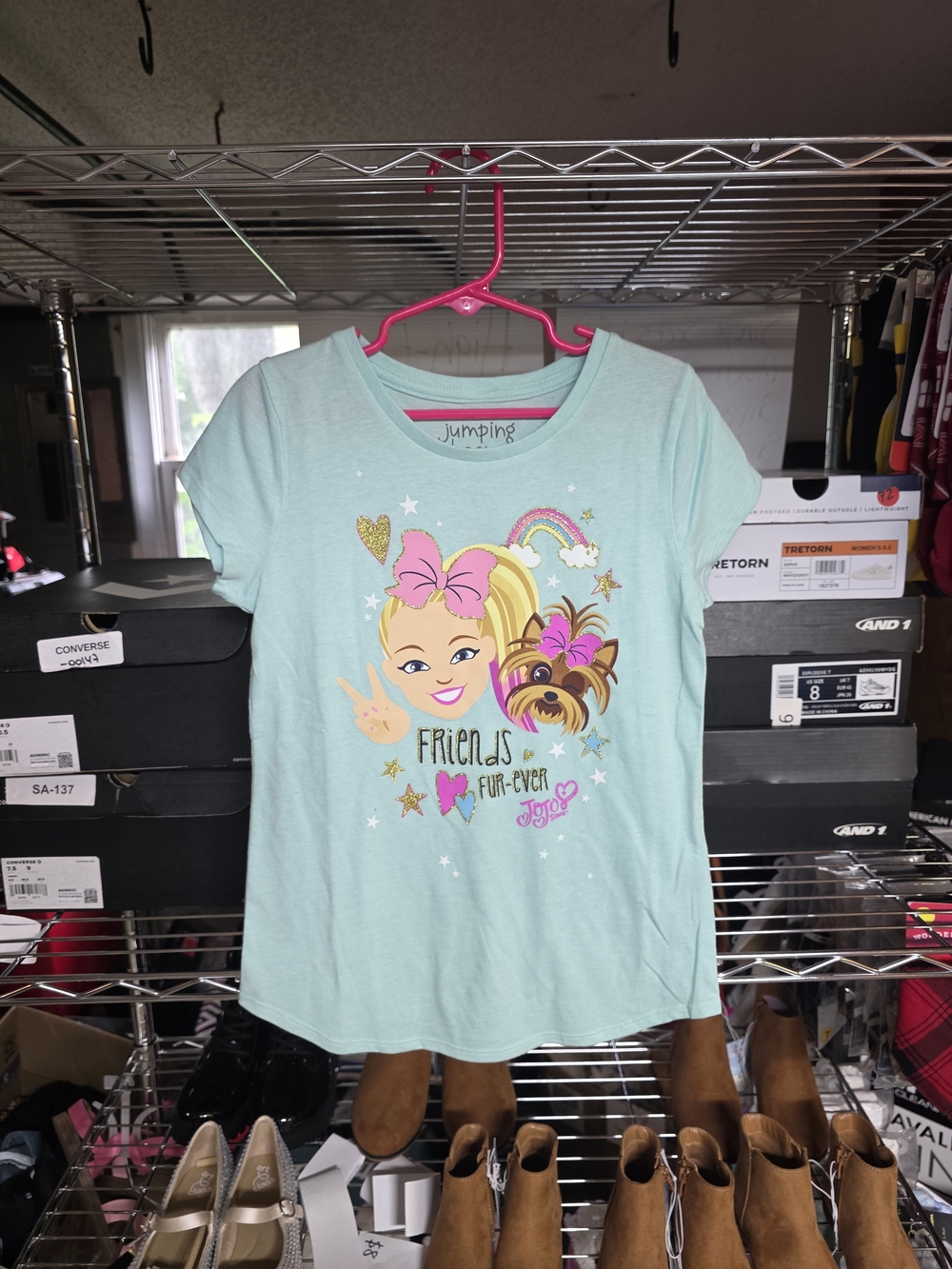 Ping Light Aqua 'Friends Fur-Ever' Graphic Tee